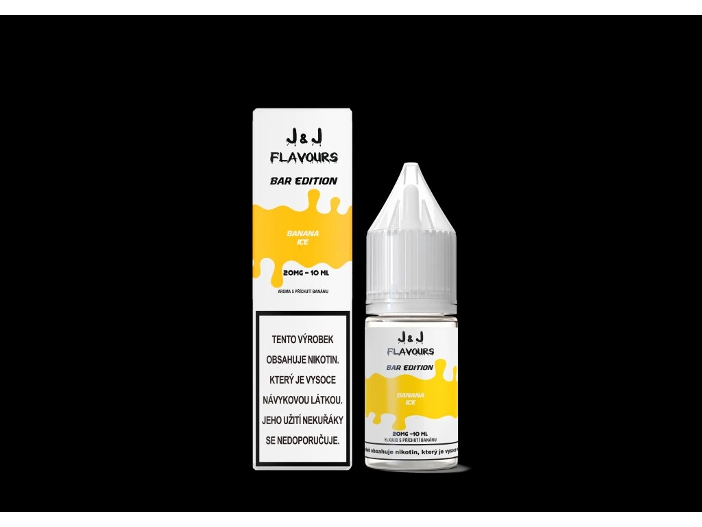 E-liquid J&J flavours salt Banana ice 10mg
