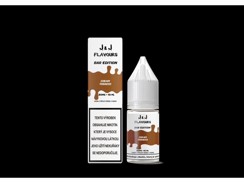 E-liquid J&J flavours salt Cream Tobacco 20mg