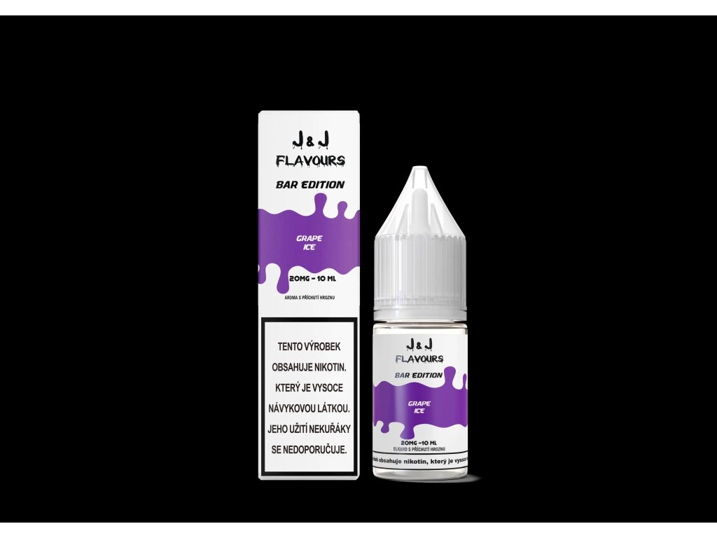 E-liquid J&J flavours salt Grape ice 20mg