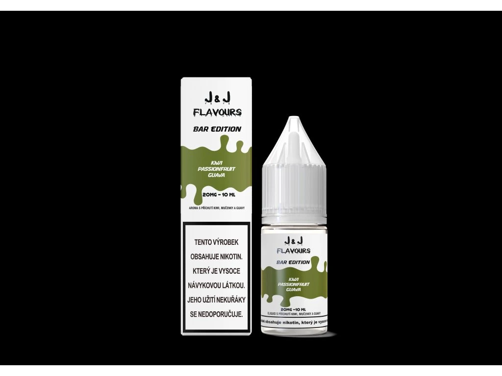 E-liquid J&J flavours salt Kiwi Passion Guava 20mg