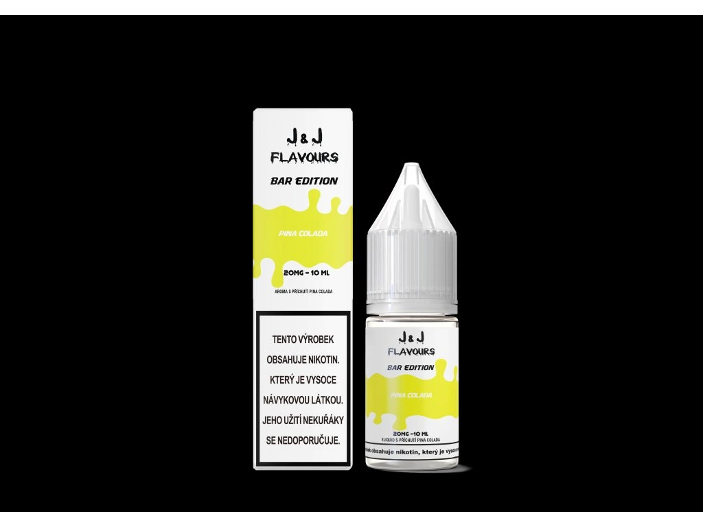 E-liquid J&J flavours salt Pina Colada 10 mg