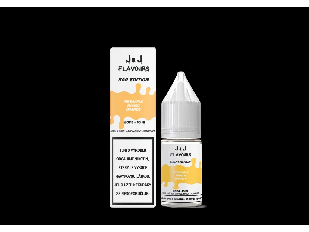 E-liquid J&J flavours salt Pineapple Mngo orange 10mg