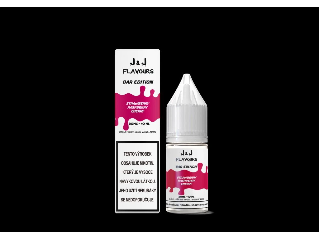 E-liquid J&J flavours salt Strawberry Rasberry Cherry 20mg