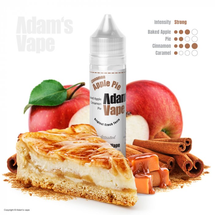 Příchuť Adam’s vape Shake and Vape Cinnamon apple pie