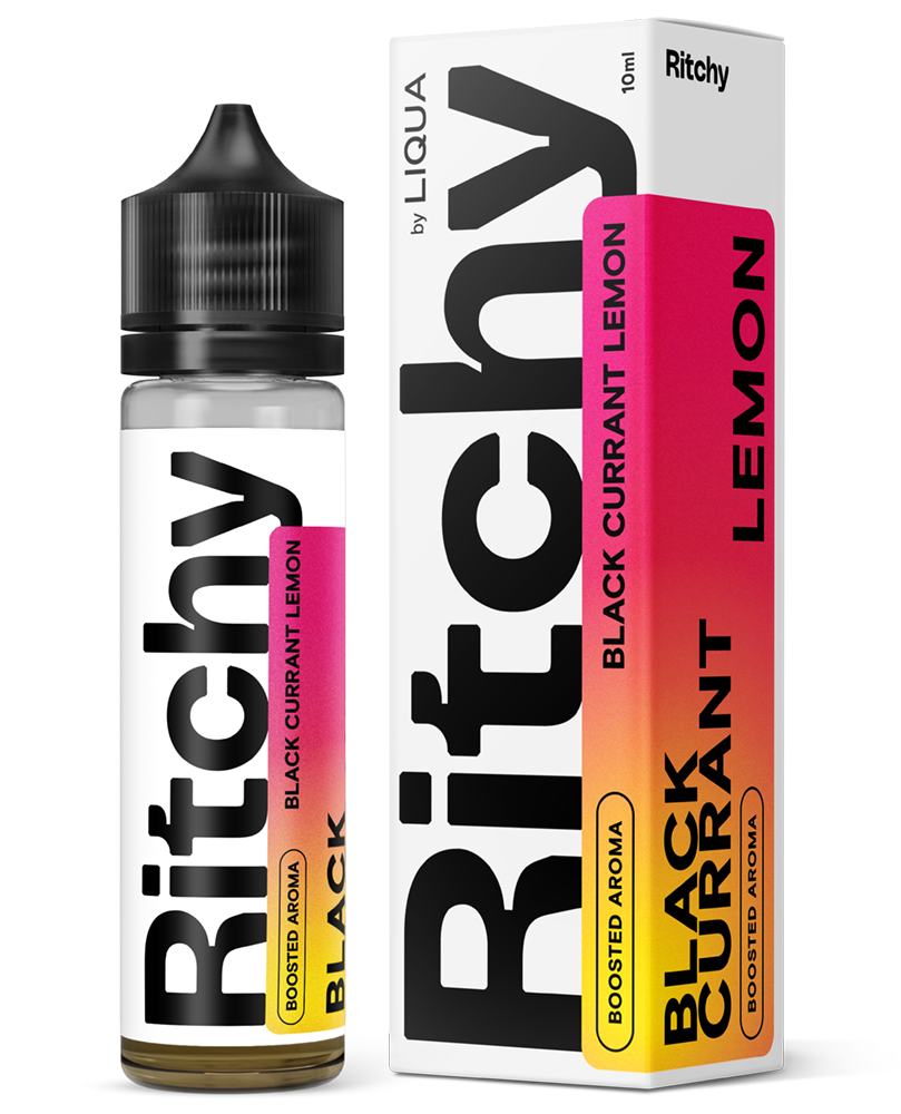 Příchuť Ritchy Shake and Vape Blackcurrant lemom
