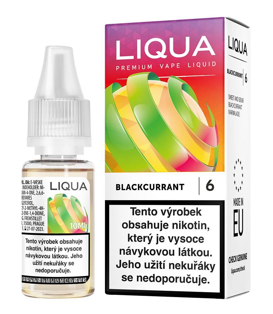E-liquid Liqua blackcurrant 0 mg