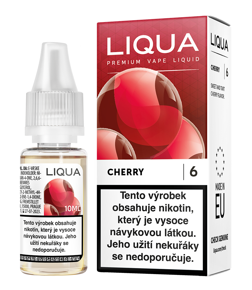 E-liquid Liqua cherry 0 mg