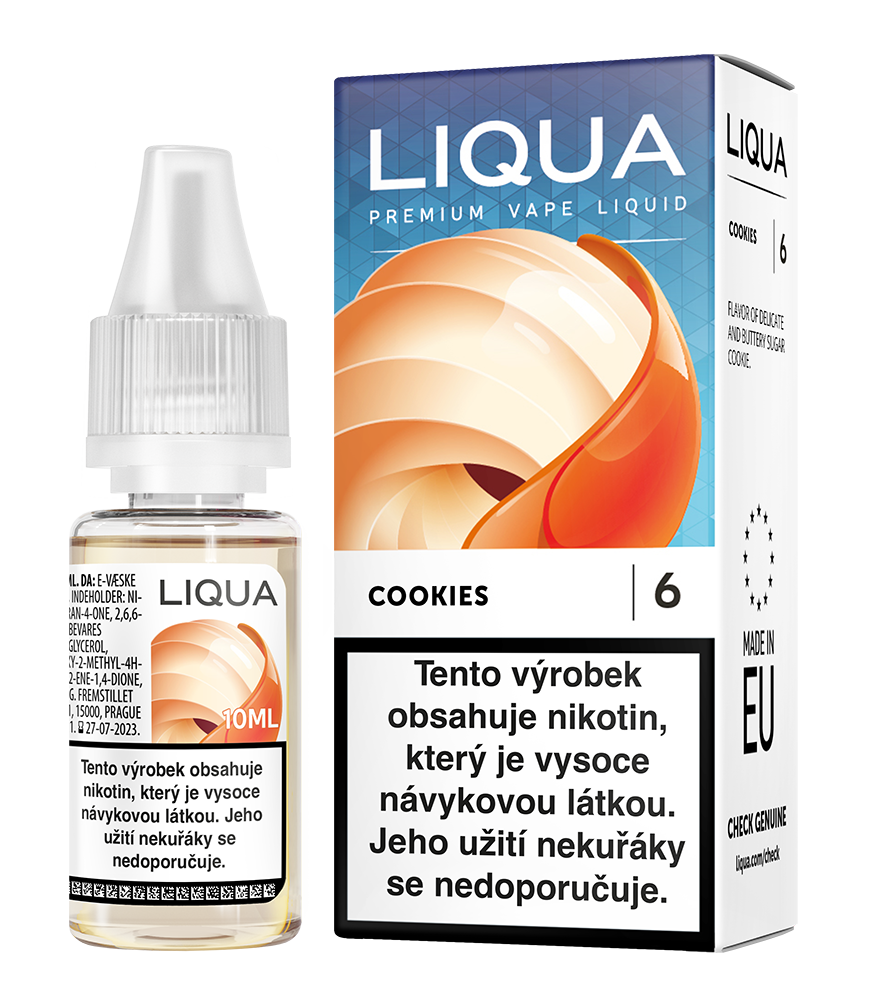E-liquid Liqua cookies 0 mg