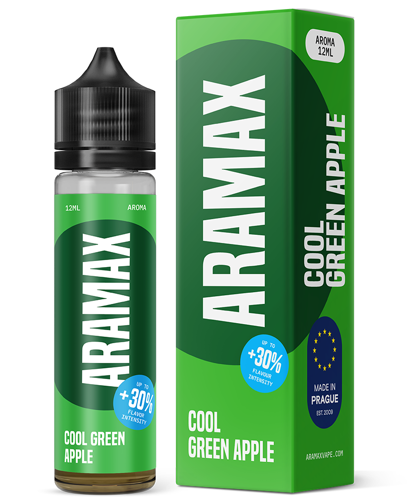 Příchuť Aramax Shake and Vape Cool Green Apple