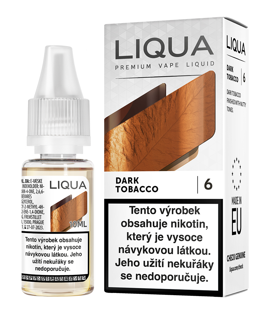 E-liquid Liqua dark tobacco 12mg