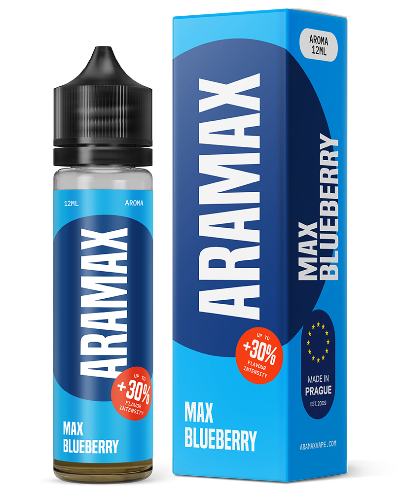 Příchuť Aramax Shake and Vape Max Blueberry