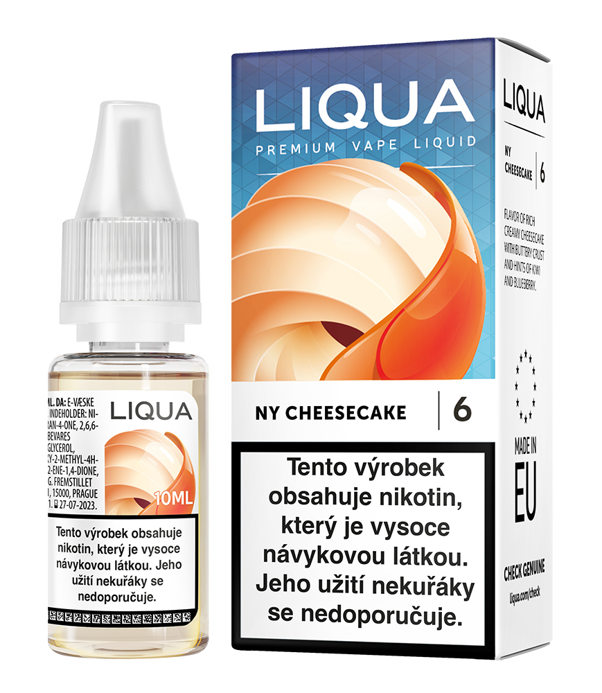 E-liquid Liqua ny cheesecake18mg