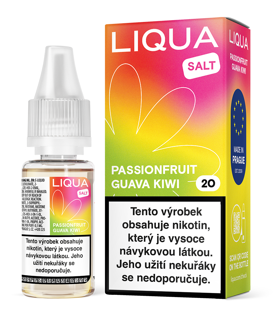 E-liquid Liqua Salt Passionfruit Guava Kiwi 20 mg
