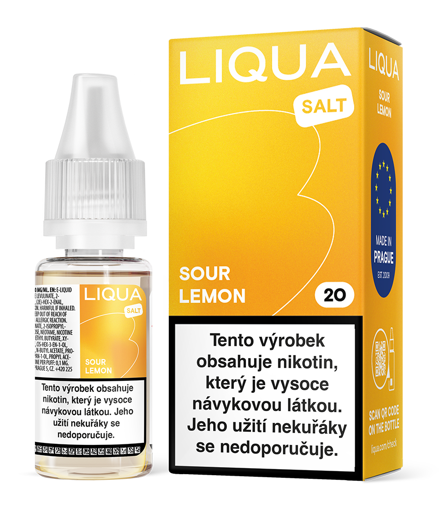 E-liquid Liqua Salt Sour Lemon 20mg