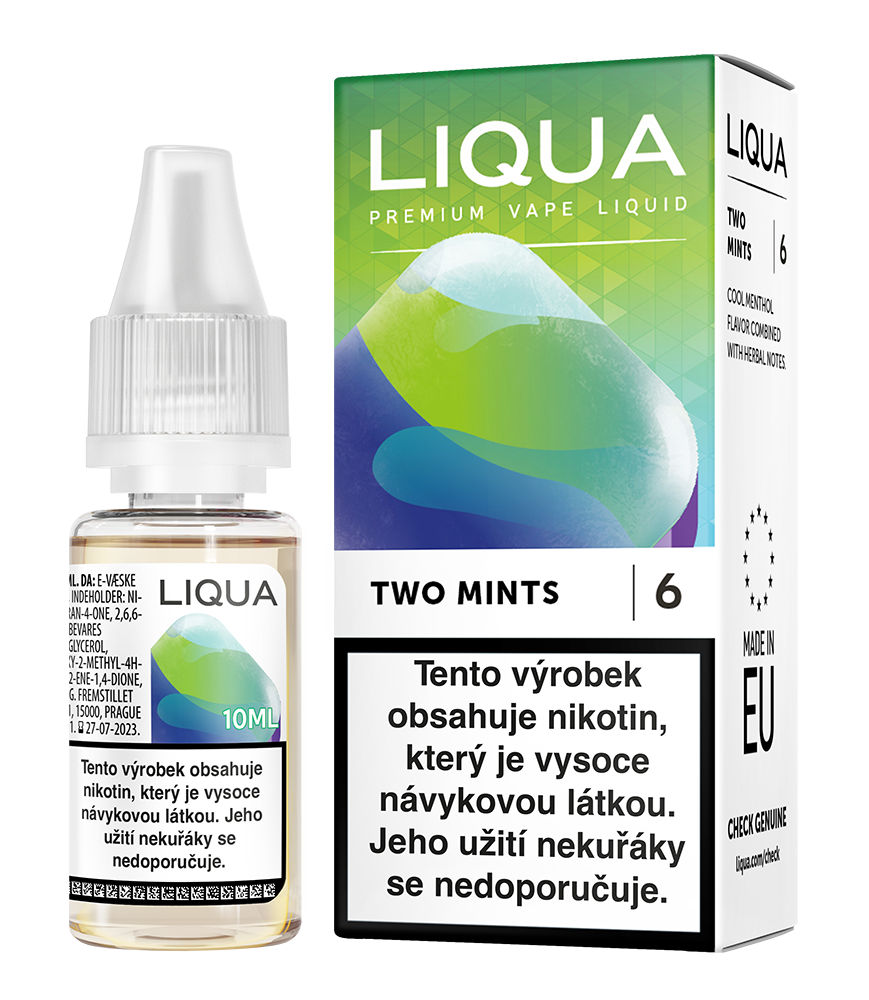 E-liquid Liqua Two Mints 10ml 12mg