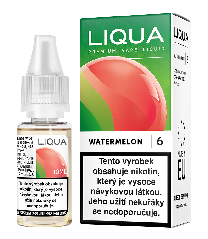 E-liquid Liqua watermelon 0 mg