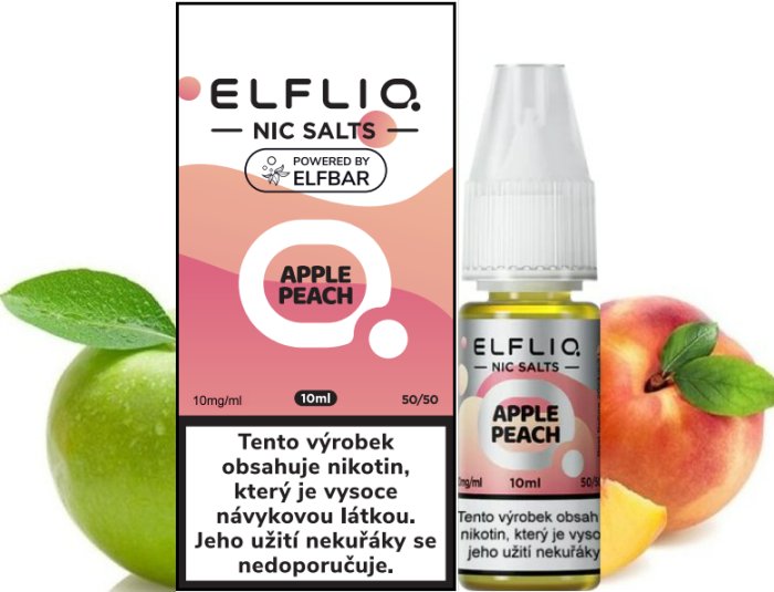 E-liquid ELFLIQ salt Apple peach 10mg 10ml