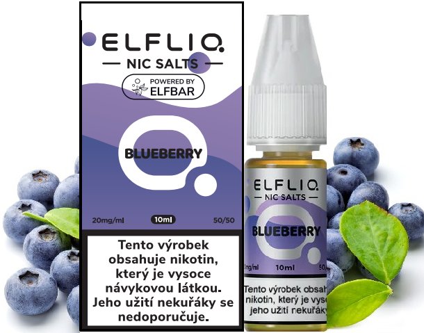 E-liquid ELFLIQ salt Blueberry 20mg 10ml