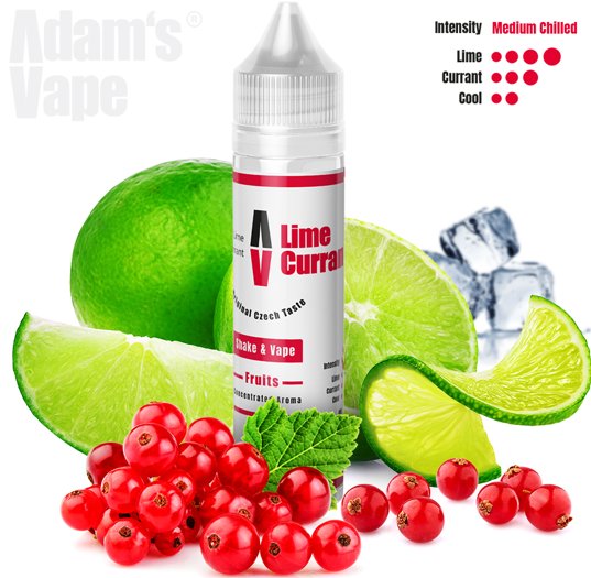 Příchuť Adam’s vape Shake and Vape Lime Currant