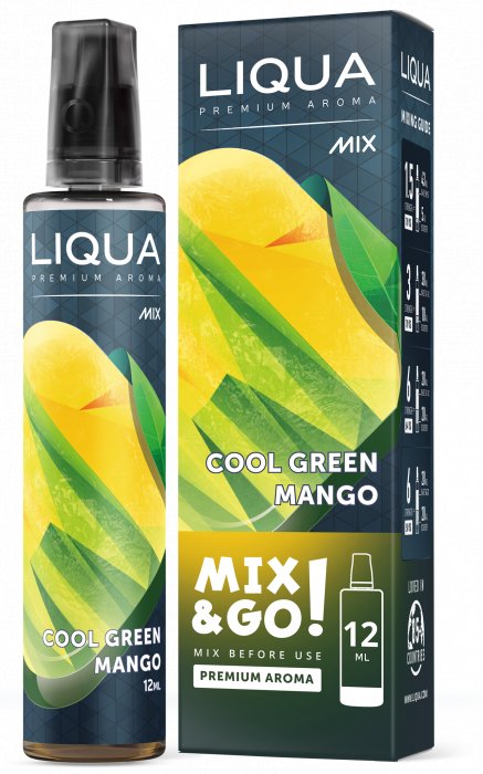 Příchuť Liqua Mix&Go Shake and Vape Cool green mango