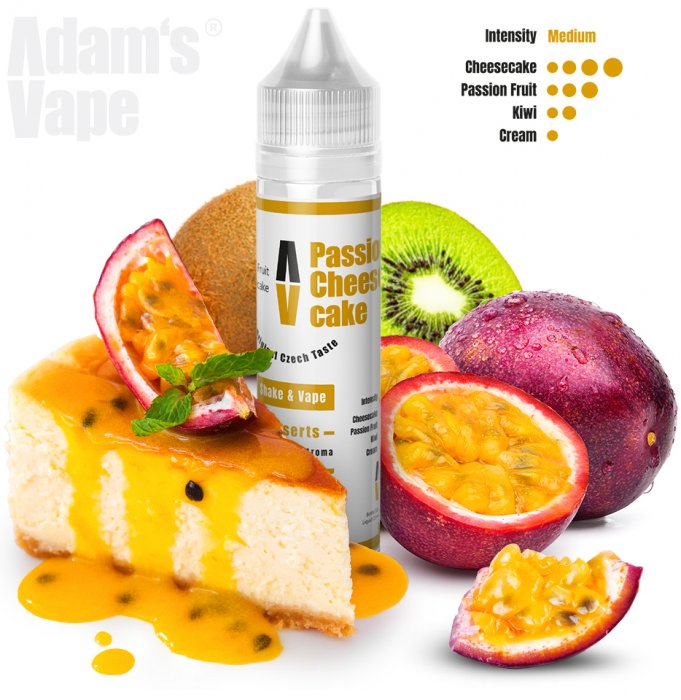 Příchuť Adam’s vape Shake and Vape Passion cheesecake