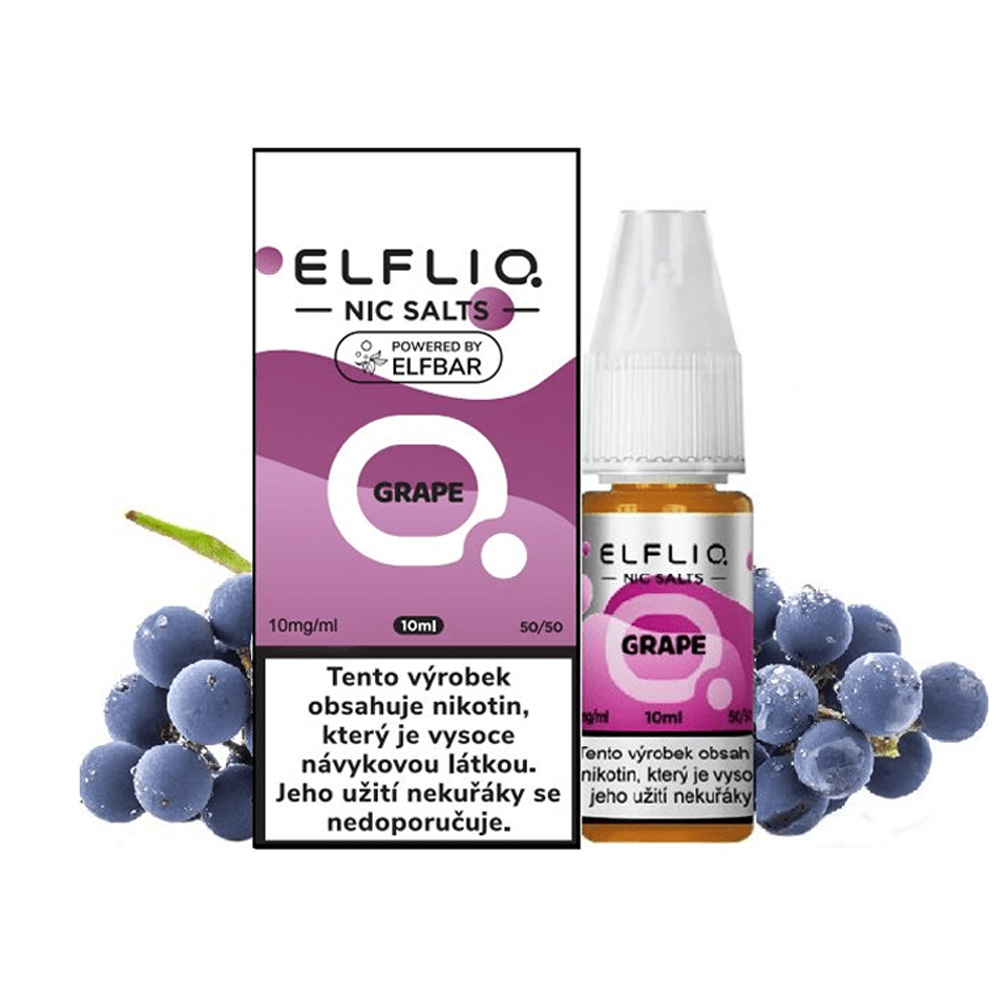 E-liquid ELFLIQ salt Grape 10mg 10ml