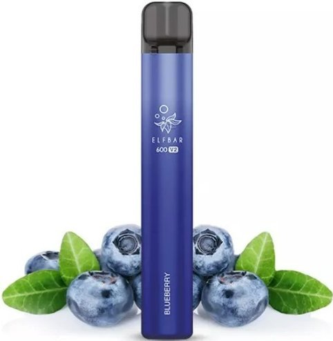 Elf Bar 600 V2 jednorázová elektronická cigareta Blueberry