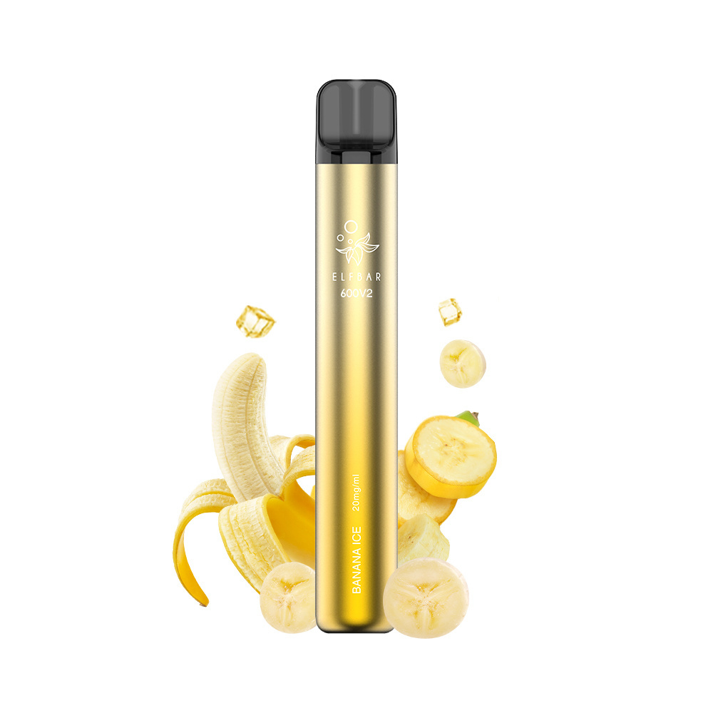 Elfbar 600 V2 jednorázová elektronická cigareta Banana ice