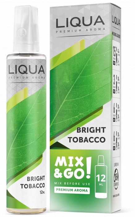 Příchuť Liqua Mix&Go Shake and Vape Bright tobacco