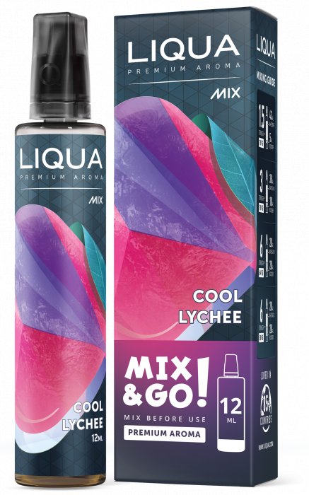 Příchuť Liqua Mix&Go Shake and Vape Cool lychee