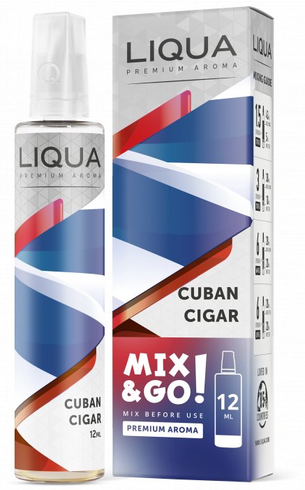 Příchuť Liqua Mix&Go Shake and Vape Cuban cigar