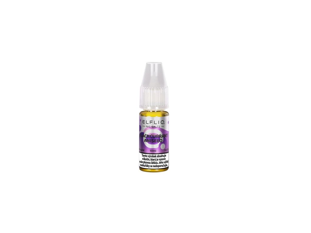 E-liquid ELFLIQ salt Blackcurrant aniseed 10mg 10ml