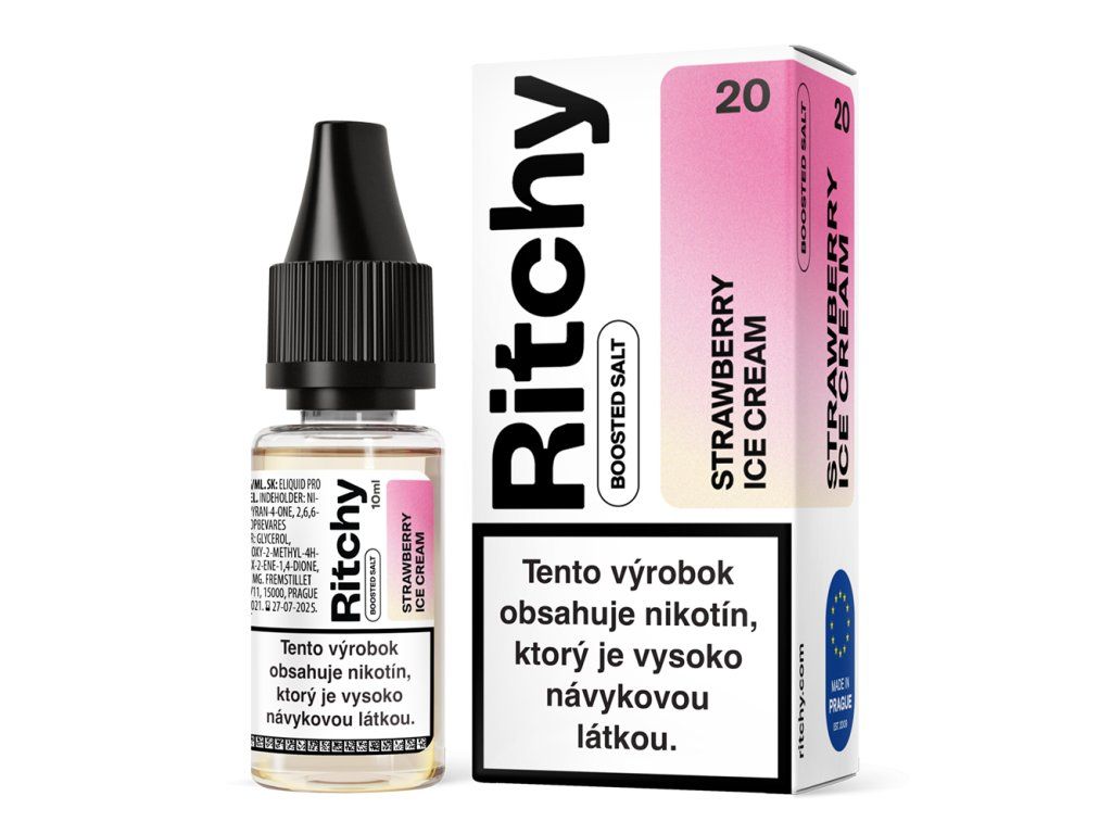 Ritchy salt Strawberry ice cream 10 mg
